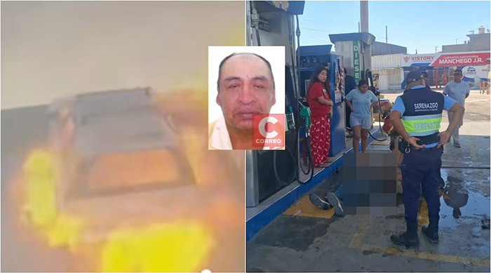 Ica: chofer muere tras explosión de auto en grifo 